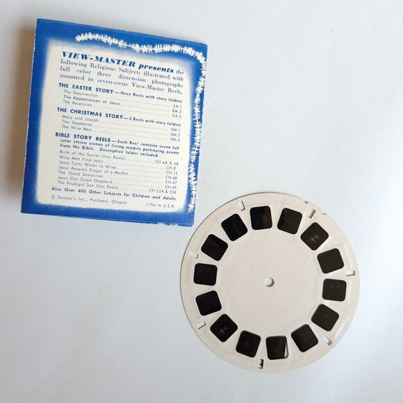 VINTAGE The Christmas Story Part 2 View Master Reel The Shepherds Illustrated - Picture 2 of 2